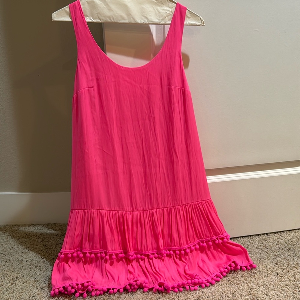Lilly Pulitzer Natashia Pom Pom Pink Dress